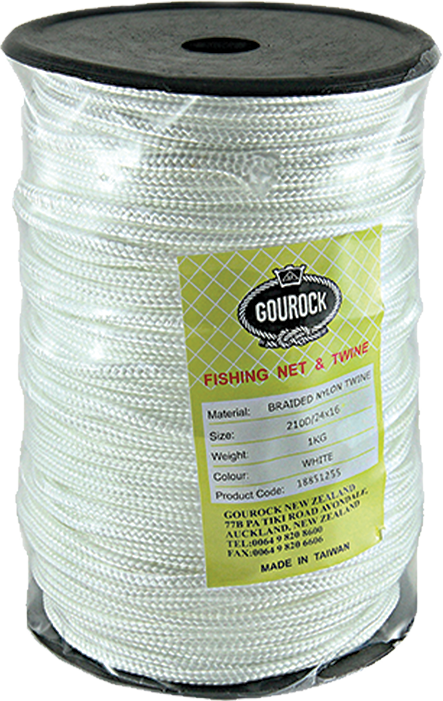 Nylon Braid - White