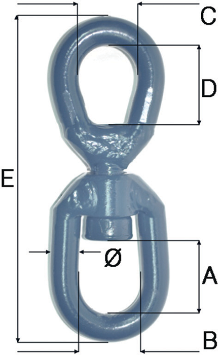 Blueline® Forged Eye-Eye Swivels – ST Model