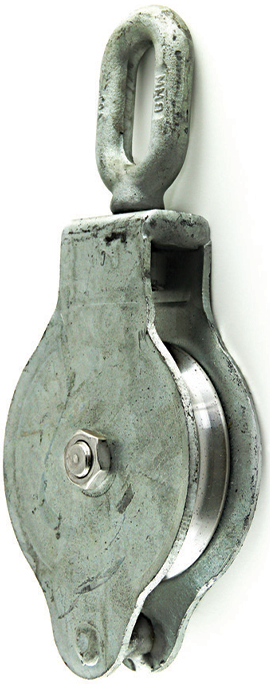BMM Blocks (Blueline) - Galvanised, Steel Sheave