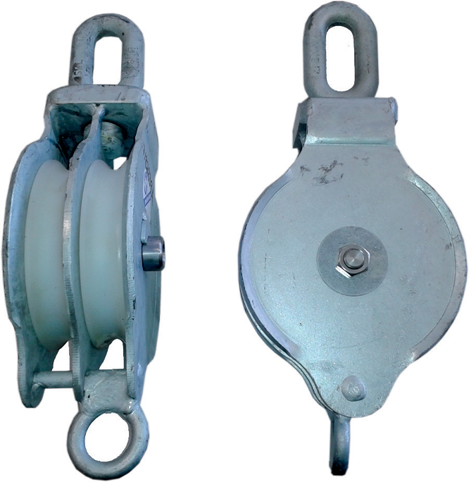 BMM Blocks (Blueline) - Galvanised, Nylon Sheave