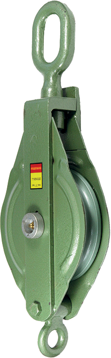 Snatch Type Plain Bearing Pulley Blocks – with Swivel Oval Eye