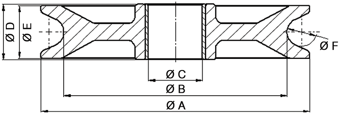 Steel Sheaves – Plain Bearing (Bushed)