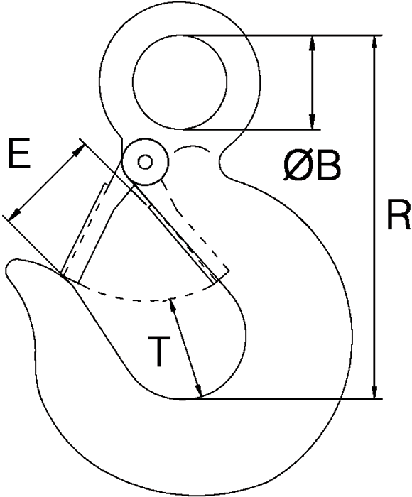 Zinc Forged Eye Hooks