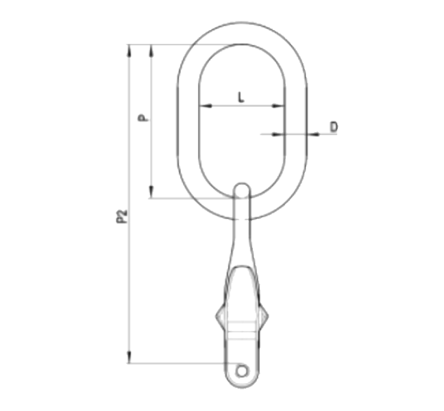 Grade 100 Master Link With Shortener – DG1 for Single Leg