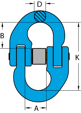 Grade 100 Connecting Link – Type X015