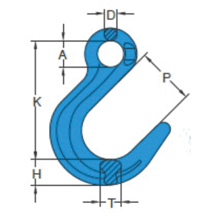 Grade 100 Eye Foundry Hook