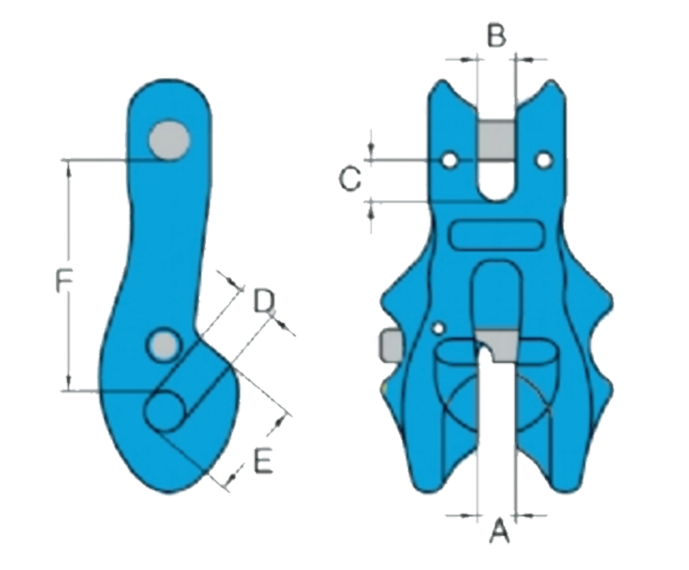 Grade 100 Clevis Locking Clutch