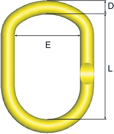 Grade 100 Oblong Master Link – Large Series MFH
