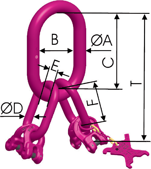 Grade 120 Master Link to suit 3 & 4 Leg Slings - IAK-RG-4