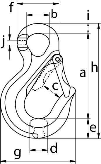 Stainless Steel Eye Sling Hooks