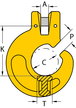 Grade 80 Clevis Choker Hook