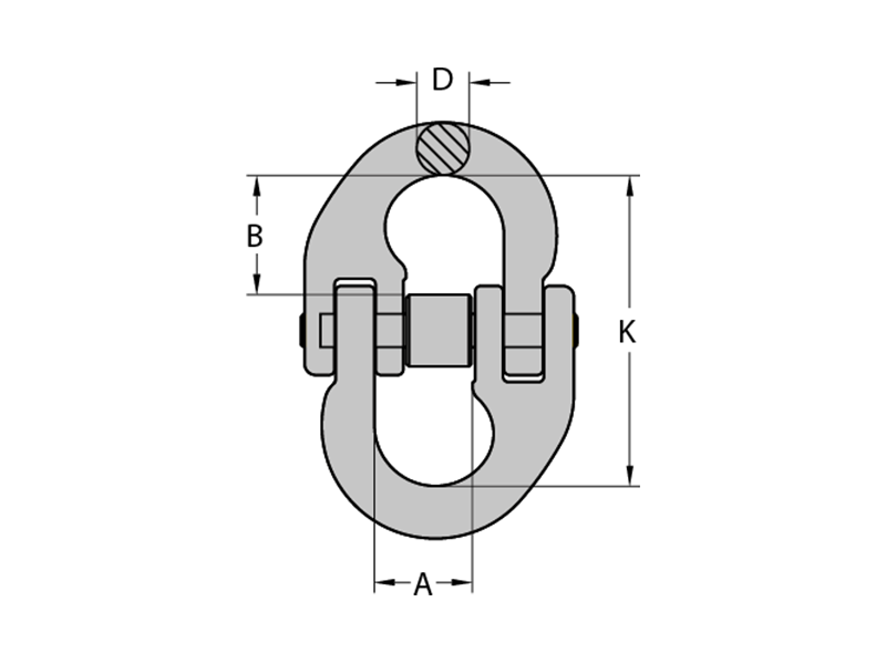 Grade 80 Connecting Link – Dacromet® Protection