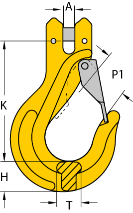 Grade 80 Clevis Sling Hook