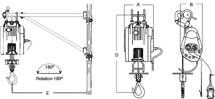 Pacific CW Wire Rope Series – Single Phase, 240V-50Hz