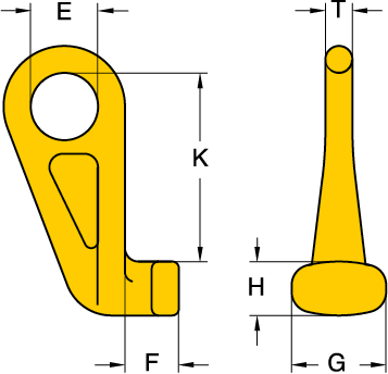 Eye Container Hook – Type KA