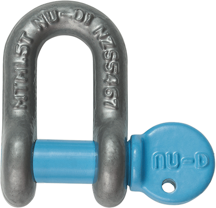 NU-D Hot Dip Galvanised Alloy Dee Shackles – Screw Pin