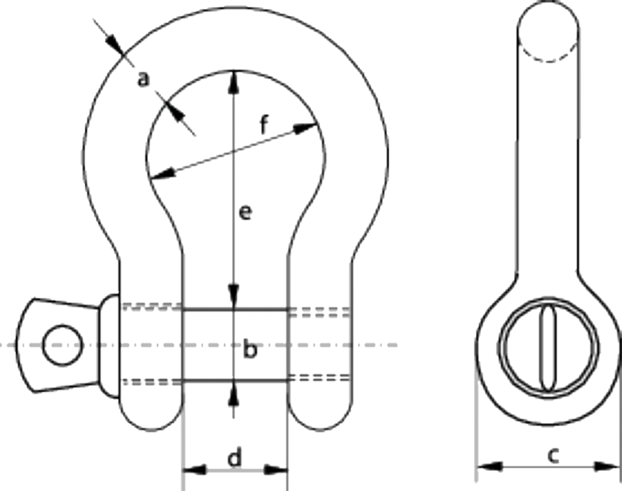 Hi-Load Alloy Bow Shackles