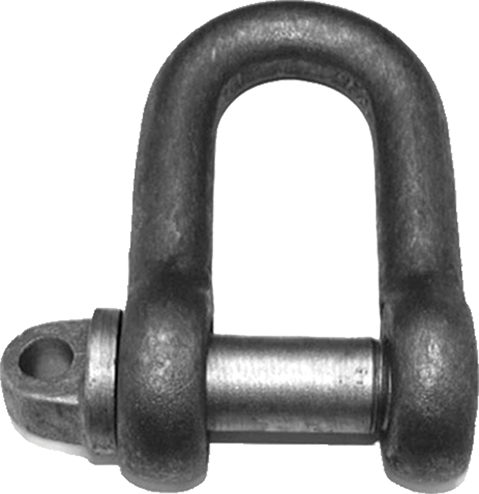 Self Colour Mild Steel Large Dee Shackles - Screw Pin