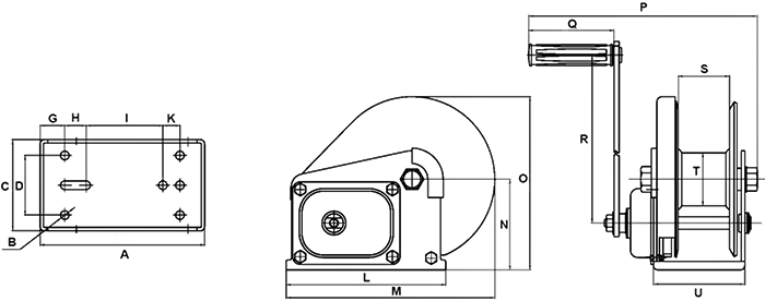 Manual Brake Winch