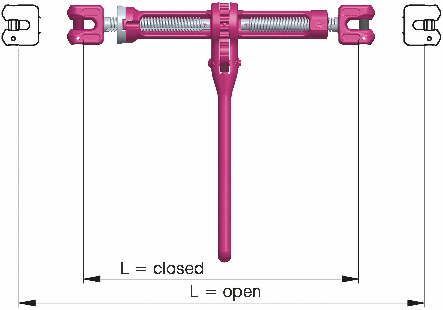 Grade 120 ICE-CURT GAKO Ratchet Tensioner