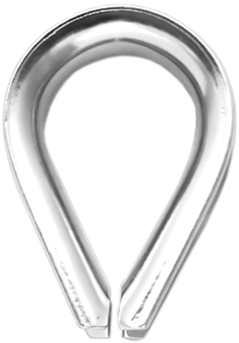 Light Duty Stainless Steel Thimbles – European Pattern