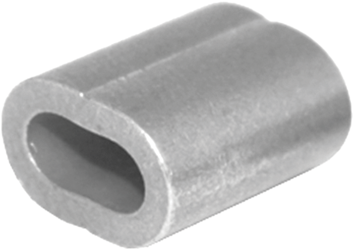 Copper Hand Swage Ferrule - Nickel Plated